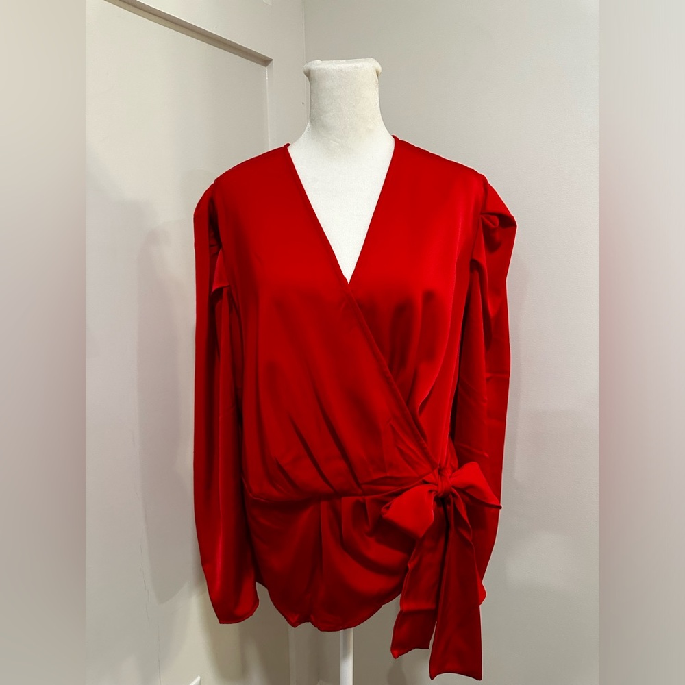 Women’s Plus Wrap Blouse